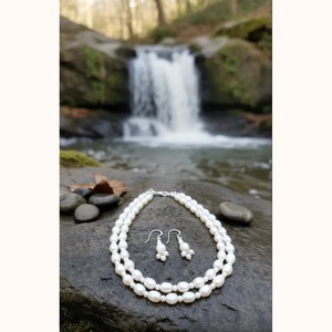 Collier classique artisanal en perles naturelles Edison de 45 cm, bijoux en pierres précieuses en gros d'Inde - Product Image 3