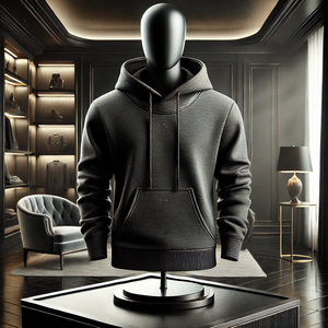 Sweat-shirt à capuche pour homme en coton 100% brodé, sweat-shirt en molleton de qualité supérieure personnalisé - Product Image 3