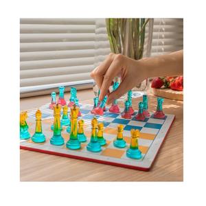 Tapis de jeu d'échecs professionnel personnalisé en gros, imprimé, enroulable, lavable, en caoutchouc, pour les clubs d'échecs scolaires, l'éducation, les voyages en extérieur - Product Image 6