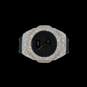 Reloj Cuadrado de Cuarzo con Bisel de Cristal de Zafiro y Diamantes, Estilo Hip-Hop, Unisex, de Lujo, Clásico, Antiguo, para Negocios, con Caja de Aleación de Plata - Product Image 2