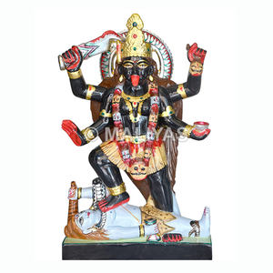 Mármol Kali Murti |   Estatua de Kali Maa de Mármol Premium para el Hogar y el Templo – Maliyas - Product Image 1