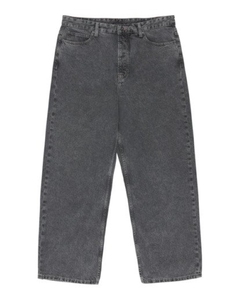Pantalon Harem Homme Taille Haute Coupe Droite Jean Denim Noir Délavé Respirant Décontracté Coton Mi-lourd Coupe Classique - Product Image 2