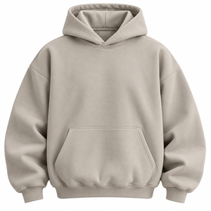 Hoodie personnalisé 450 GSM épais à épaules tombantes, coupe ample, streetwear de luxe, fabricant OEM - Product Image 1