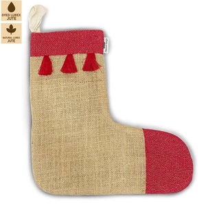 Sac fourre-tout en jute naturel non laminé pour cadeaux, modèle festif 31x31x16 cm, logo personnalisé, vente en gros, OEM, marque privée, réutilisable, modèle AB0705 - Product Image 2