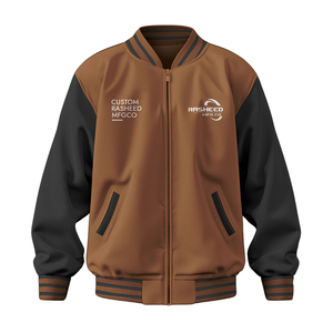 Chaqueta Varsity Extra Grande para Hombre, Estilo Urbano, Chaqueta Bomber de Béisbol, Diseño de Logotipo Personalizado, Fábrica de Ropa, Suministro al por Mayor - Product Image 1