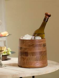 Cubo de Hielo para Almacenamiento de Cerveza en Bares y Restaurantes, Cubetas para Bebidas, Cubo de Hielo de Madera de Mango para Bar, Restaurante, Hotel, Fiesta, Boda - Product Image 2