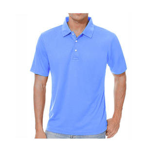 Polo pour homme, manches courtes, boutons sur le devant, logo imprimé par transfert thermique, tissu tricoté respirant, 100% coton, logo personnalisé - Product Image 6