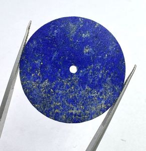Montre de luxe Lapis Lazuli avec cadran rond de 31 mm, épaisseur de 0,70 mm, taille et épaisseur personnalisables, fabrication de montres de luxe, marque K Gems - Product Image 1