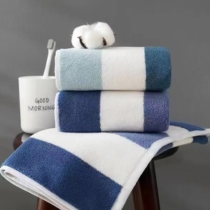 Striped Cotton Beach Towel Rectangle Quick-Dry Woven Modern Summer Adult Towels Wholesale Bulk Supplier Best Price Cheap Price - Product Image 5