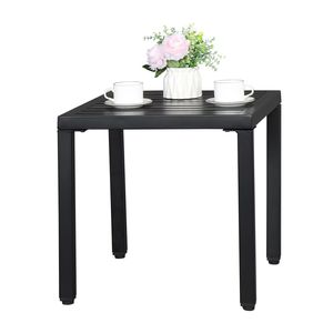 Tavolino da Esterno in Ferro Battuto alla Moda, Semplice ed Elegante, 19*19*18 Pollici - Product Image 2