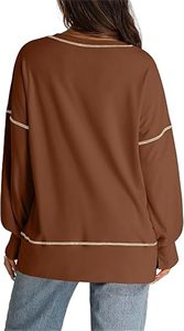 Nuevas sudaderas de moda personalizadas con estampado informal para mujer, sudaderas de manga larga de alta calidad para mujer - Product Image 6