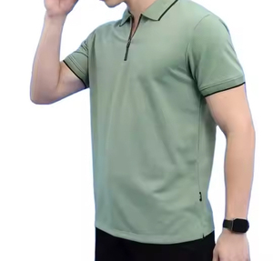 Nouveaux polos décontractés pour hommes et polos unis à logo personnalisé, nouveau design, très demandés pour hommes - Product Image 3
