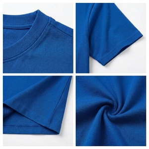T-shirt ample en coton épais à col rond, coupe décontractée, mode décontractée, à porter au quotidien - Product Image 6