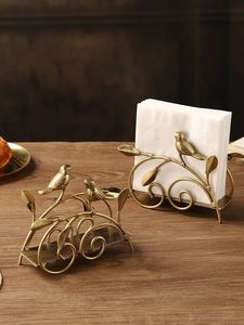 MEHSAM EXPORTS Luxury Gold Handmade Durable Eco-Friendly Waterproof Portable Hanging Metal Tissue Holder for <b>Dining</b> <b>Table</b> - Product Image 5