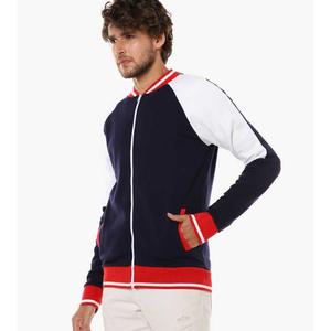 <b>Men's</b> Winter Varsity <b>Jacket</b> Woolen Fabric Eco-Friendly Breathable Windproof Thick Quick Dry Embroidered High Street Style OEM - Product Image 2