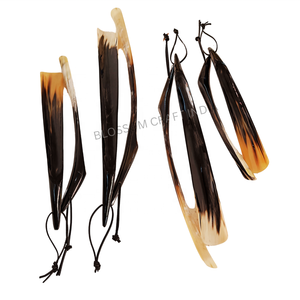 Best Quality Ram Horn <b>Shoehorn</b> Handcrafted Polished Antler Horn Boot Lifter <b>Shoehorn</b> for Fashionable Guys at Natural colour - Product Image 1