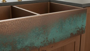 copper sink luxury finish india copper washbasin handmade india copper <b>basin</b> export supplier india copper sink premium - Product Image 5