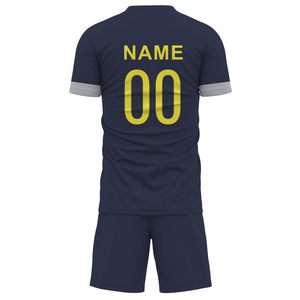 Football Uniform Wear Set/ Team Football Kits Quick Dry Sublimated Sports & Outdoor Soccer Uniforms with Custom logo - Product Image 3