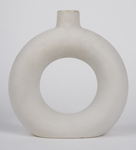 Jarrón minimalista Art Deco, regalo de graduación, jarrón de cerámica, forma irregular, cerámica mate, juego de jarrones de cerámica ecológicos - Product Image 1