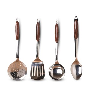 Stainless Steel <b>Coffee</b> & Tea Tools Set with Measuring <b>Spoon</b> for Brewing Serving Pack Ladle Karchhi Skimmer Jhara Turner Spatula - Product Image 6