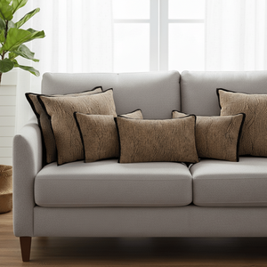 SOGA Juego de 6 Fundas para Almohadas y Cojines, Cuadradas de 45 cm y Lumbares de 30x50 cm, con Textura Ondulada, Decorativas para Sofá y Cama - Product Image 3