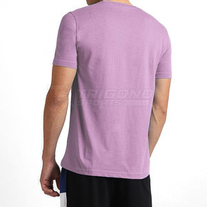 T-shirt moderne pour homme, coupe classique, en molleton 100 % coton, écologique, streetwear décontracté pour collections tendance - Product Image 3