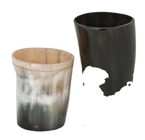 แก้วเบียร์ทำมือจากเขาควายขัดเงาสไตล์ไวกิ้ง วัสดุออร์แกนิค พกพาสะดวก เหมาะสำหรับการจำลองสถานการณ์ แคมป์ปิ้ง และเป็นของขวัญ - Product Image 4