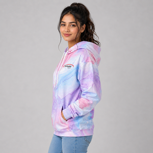Sweat à capuche sublimé pour femme, tissu durable, respirant, coupe confortable, vêtement décontracté, sweat à capuche personnalisé pour femme de haute qualité - Product Image 4