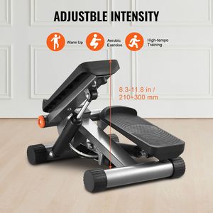 Mini Stepper Idraulico per Fitness, Attrezzo Cardio per Allenamento Completo del Corpo con Bande di Resistenza, Macchina Ellittica per Uso Domestico - Product Image 6