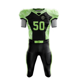 Uniforme de football américain le plus vendu, en polyester léger, respirant, anti-humidité, tissu à séchage rapide, conçu pour l'entraînement - Product Image 1