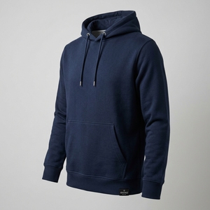 Custom Logo Embroidered 100% Cotton Fleece Pullover <b>Hoodie</b> <b>Plain</b> Blank High Quality Regular Fit Heavyweight ODM Unisex - Product Image 6