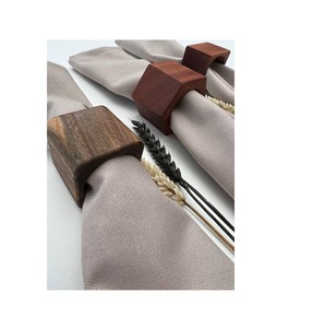 Round Natural <b>Wooden</b> Napkin Rings for <b>Rustic</b> <b>Table</b> Setup and Everyday <b>Dining</b> Store rating - Product Image 1