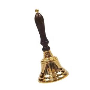 Campana de metal para restaurante, campana de mano, campana de servicio para recepción, campana de llamada para huéspedes de hotel - Product Image 1