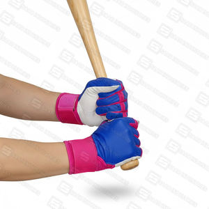 SAAR INDUSTRIES Gants de frappeur de baseball en cuir véritable personnalisés professionnels durables pour une prise en main avec couleur et logo personnalisés - Product Image 6