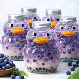 Botella de PET de 500 ml con Forma de Pato, de Primera Calidad, al por Mayor, de Fábrica Vietnamita, con Tapa Hermética para Smoothies y Té, Compatible con OEM/ODM - Product Image 2