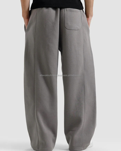 Pantalon de survêtement décontracté épais surdimensionné personnalisé délavé à l'acide, coupe ample, 380 g/m², doublure polaire imperméable, multi-poches, jambe large pour homme - Product Image 6