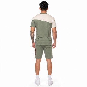 Vêtements de sport respirants pour hommes, ensemble court avec coupe athlétique moderne pour la course à pied, la salle de sport, la pratique du fitness et les activités estivales - Product Image 4
