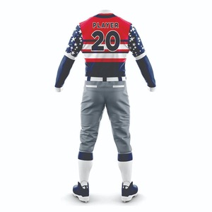 Tenues de sport modernes pour le baseball et le basketball, avec tissu doux et à séchage rapide, ensembles sublimés en gros pour équipes. - Product Image 4