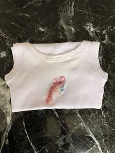 เสื้อแขนกุดผ้าฝ้ายสีขาวลายดอกไม้พิมพ์ลาย งานฝีมือ MS รุ่น Ms-wc-001 - Product Image 5