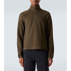 Premium Quality <b>Men</b> Quarter Zip Sweatshirt Top Selling Warm Casual <b>Pullover</b> - Product Image 3