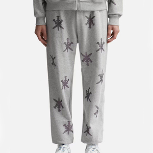 Pantalons de haute qualité en coton et polyester pour hommes, pantalons à strass, vêtements d'extérieur, taille sur mesure, designs OEM, pantalon à strass - Product Image 2