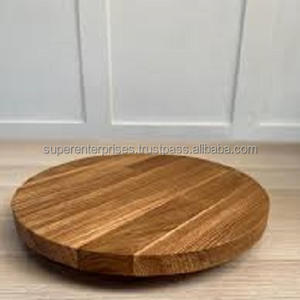 Support à gâteau en bois le plus populaire à un niveau Design unique Finition personnalisée Disponible Support à gâteau en bois de haute qualité - Product Image 1