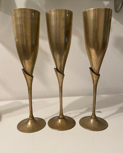 Copa de Vino Plateada de Diseño Griego, Copa de Latón Premium para Decoración de Mesa de Comedor de Lujo, Copas para Bar - Product Image 3