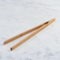 Ustensiles de cuisine écologiques, pinces à nourriture en bois robustes avec aimant, pince à pain au design moderne pour la maison et la grille-pain