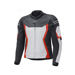 Blouson de moto en cuir de vachette véritable pour homme, respirant, hiver, grande taille, rembourrage protecteur, tissu durable, ajustement réglable - Product Image 3