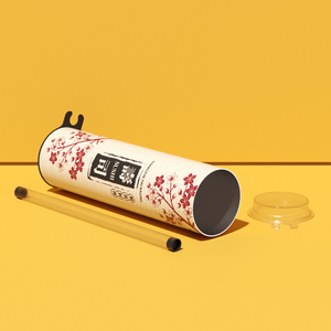 Tubo de Papel Redondo Creativo para Empacar Sushi, Cilindro Ecológico de Grado Alimenticio - Product Image 2