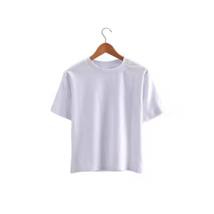 T-shirt en coton noir pour femme, col rond, coupe classique, manches longues, couleur unie, streetwear, jersey décontracté, respirant, séchage rapide - Product Image 3