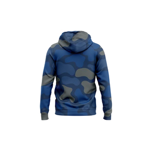 Sweat-shirts à capuche vierges personnalisables avec logo OEM, fermeture éclair, sublimation, coupe oversize pour hommes - Product Image 2