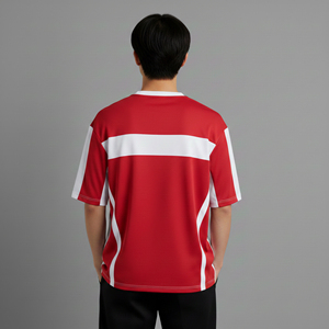 T-shirt Homme Oversize Coupe Ample Logo Personnalisé Épaules Tombantes Streetwear Uni Lourd 300 g/m² 100 % Coton - Product Image 2