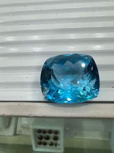 Topacio Azul Natural de Lujo con Corte Cojín para Anillos de Novia y Joyería de Alta Gama, Disponible a Precio de Mayoreo en Grandes Cantidades - Product Image 3